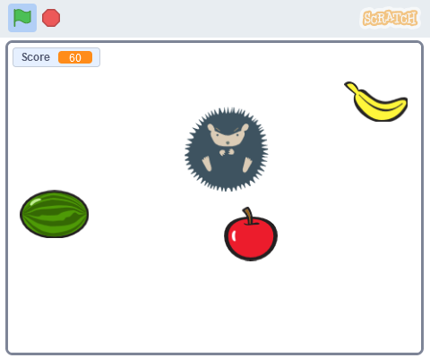 Screenshot of Fruit Slash game